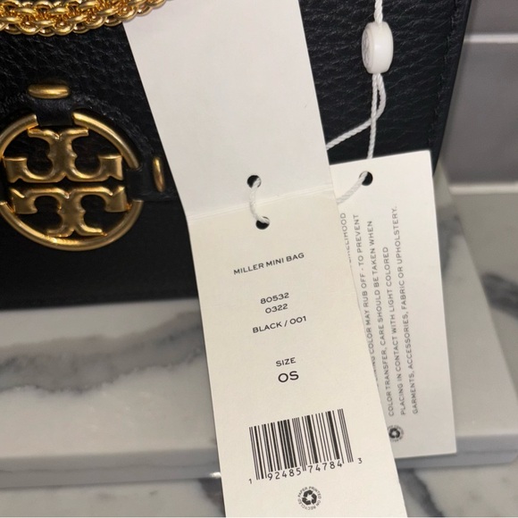 Tory Burch Miller mini handbag purse excellent condition new with tags - Picture 14 of 15